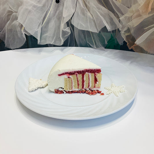 Snowy Strawberry Dream Cake