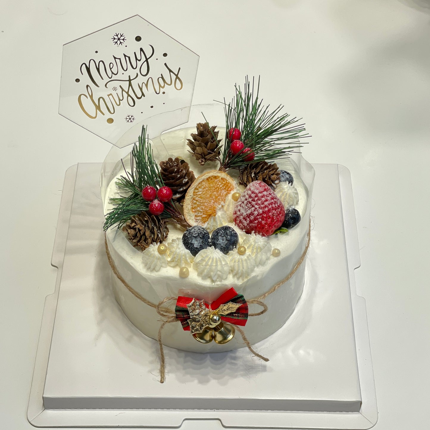 Rustic Christmas Cake