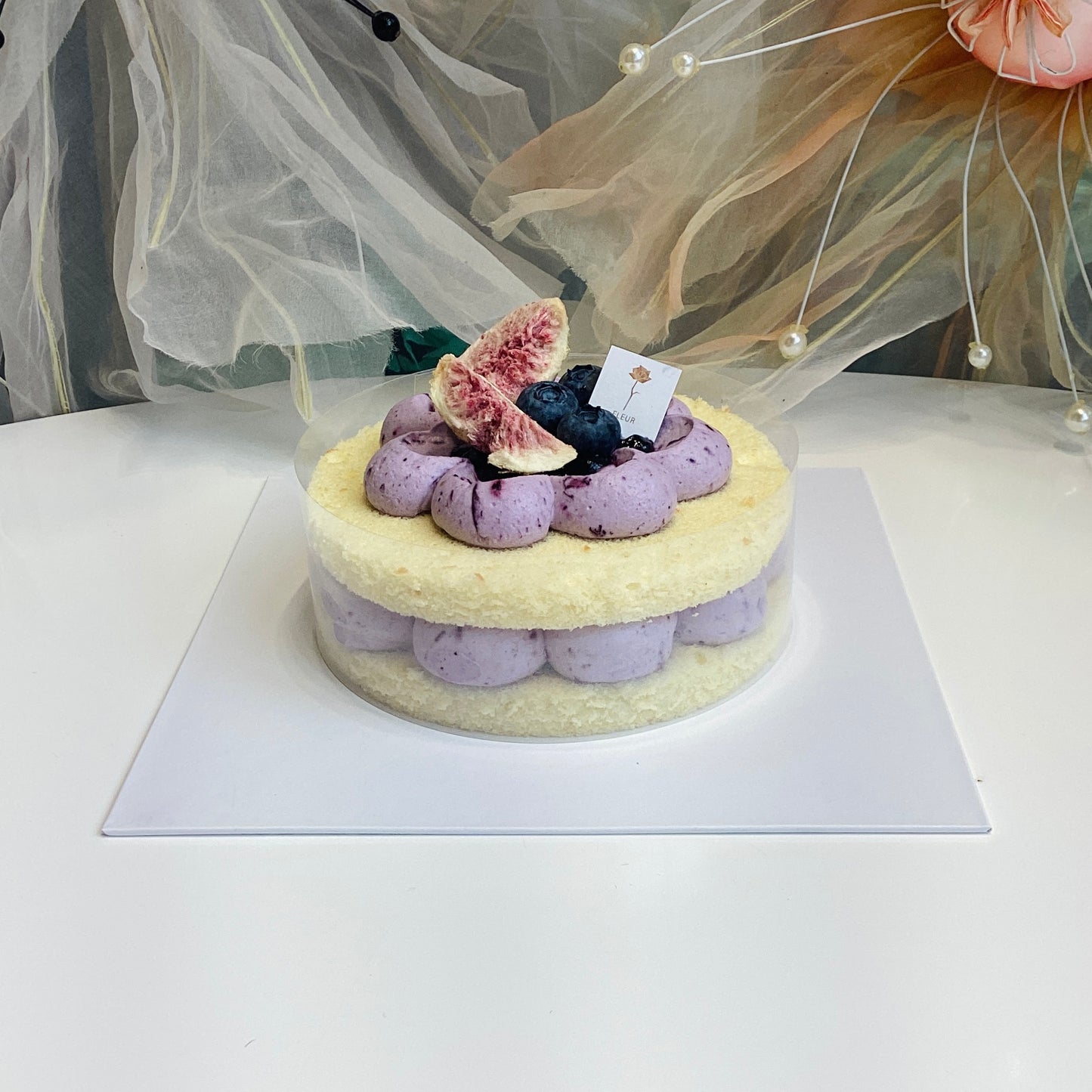 Blueberry Cloud Cake