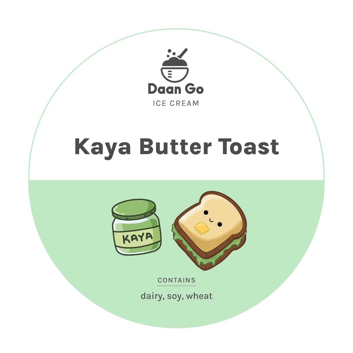 Kaya Butter Toast Ice Cream