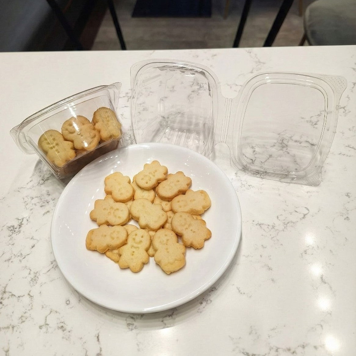 Mini Vanilla Shortbread People Cookies