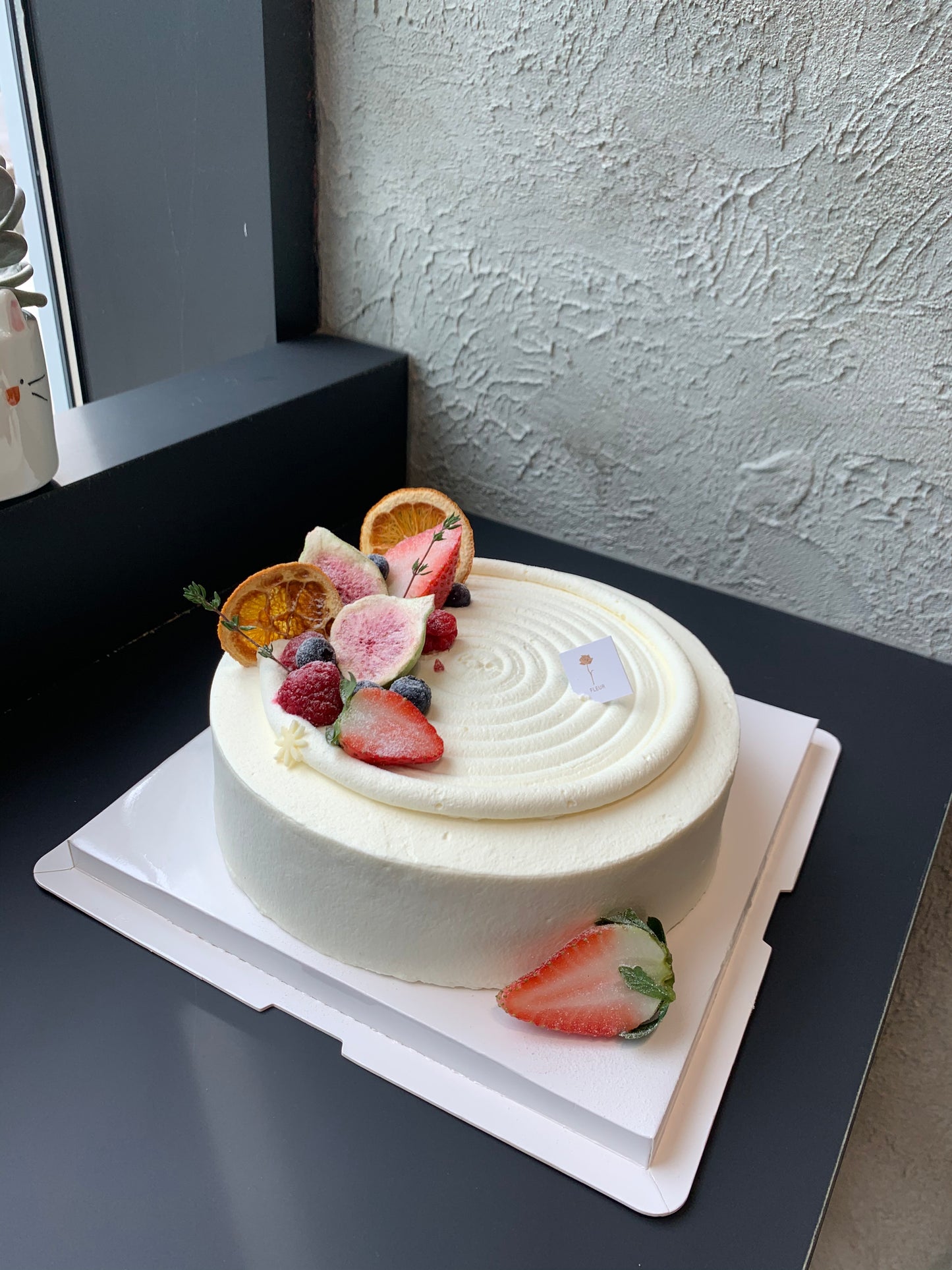 Foresty Theme Fruit Cake