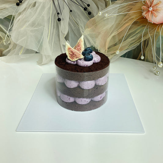 Chocolate Blueberry Cloud Cake
