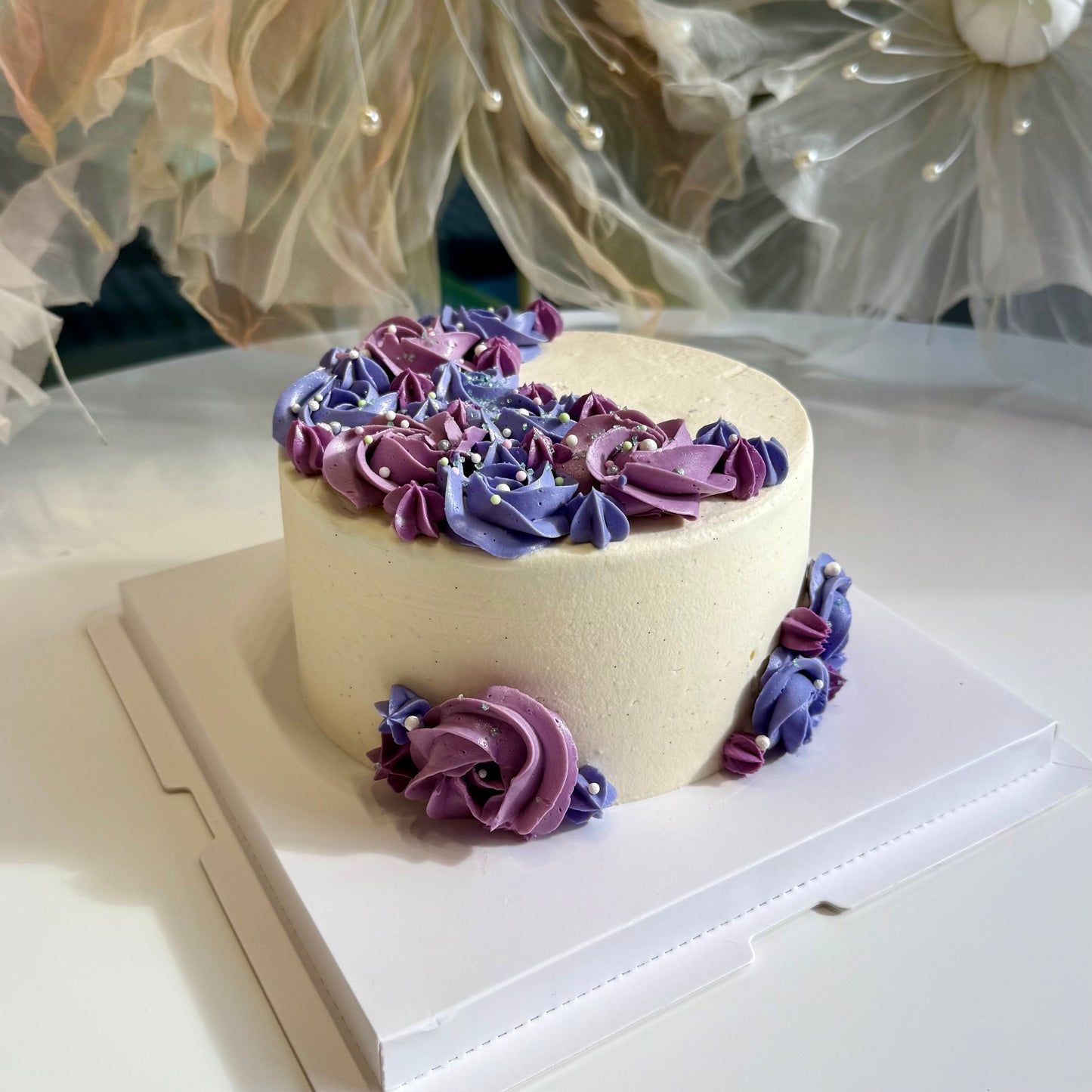 Floral Crescent Designer Cake
