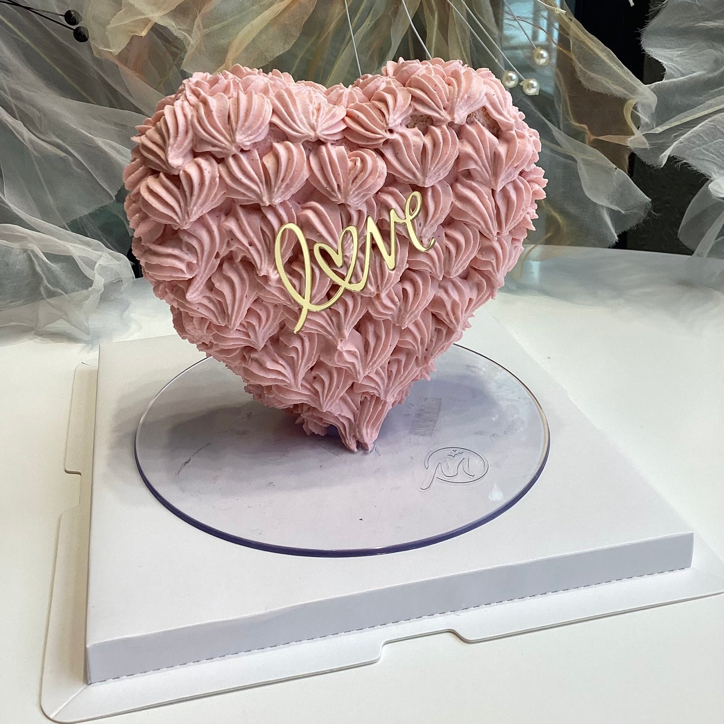 Standing Heart Cake