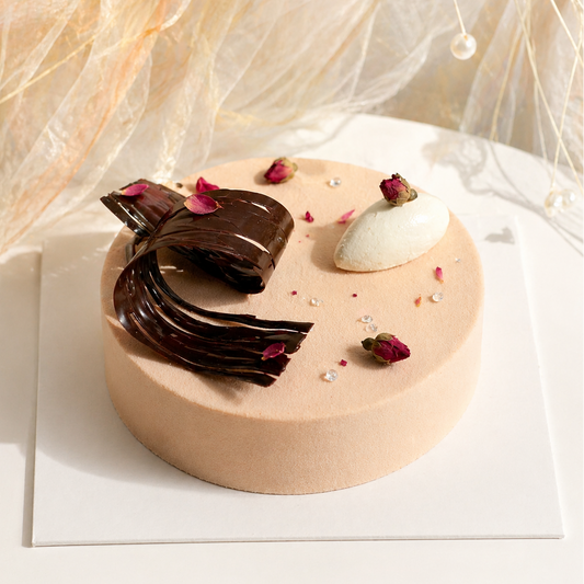 Rosy Earl Grey Pear Cake