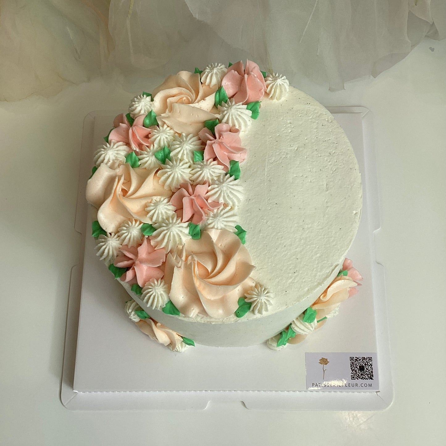 Floral Crescent Designer Cake