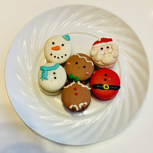 Paired Holiday Macarons
