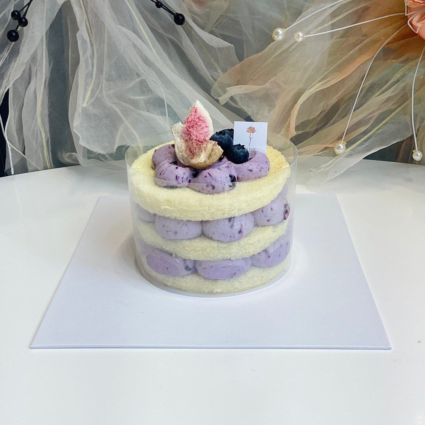 Blueberry Cloud Cake