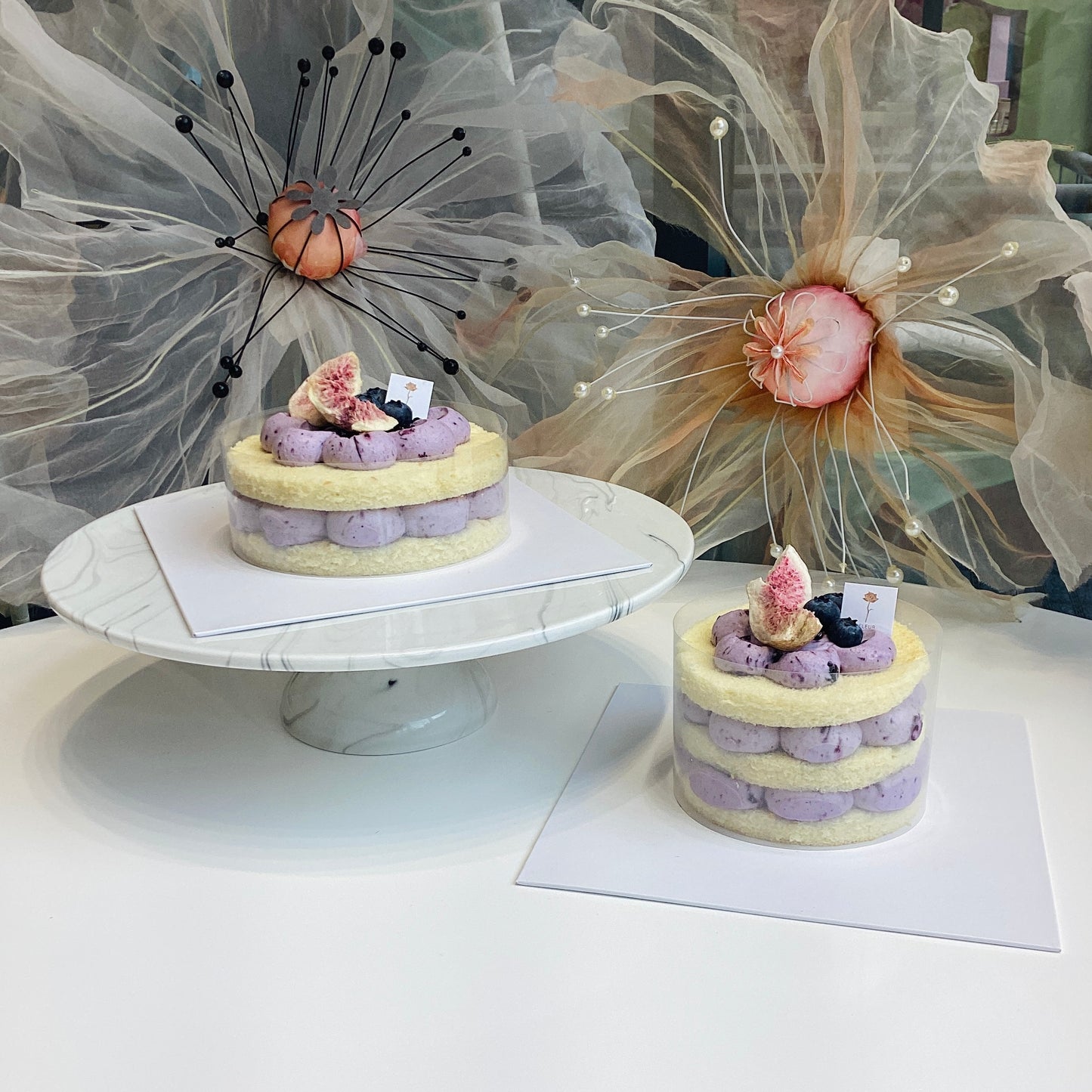 Blueberry Cloud Cake