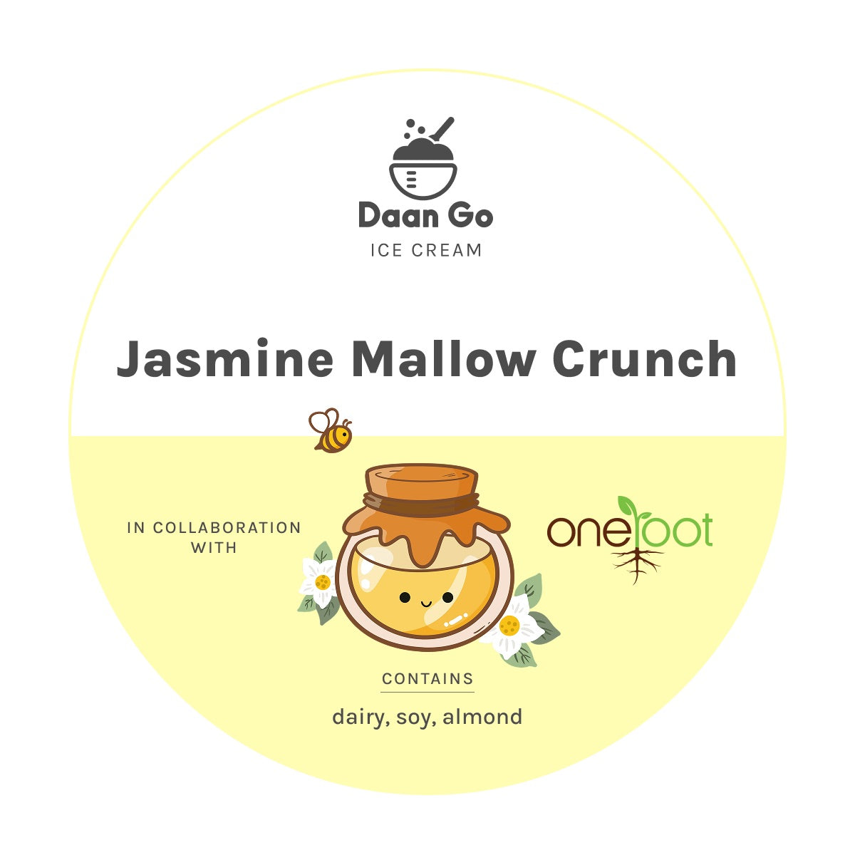 Jasmine Mallow Crunch Ice Cream