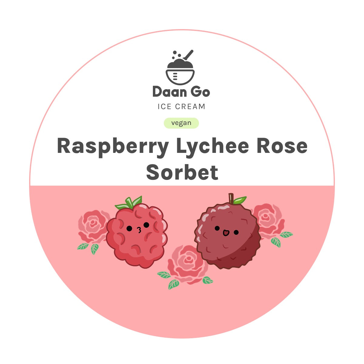 Raspberry Lychee Rose Sorbet – Patisserie Fleur
