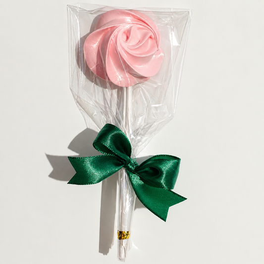 Meringue Cookie Lollipop