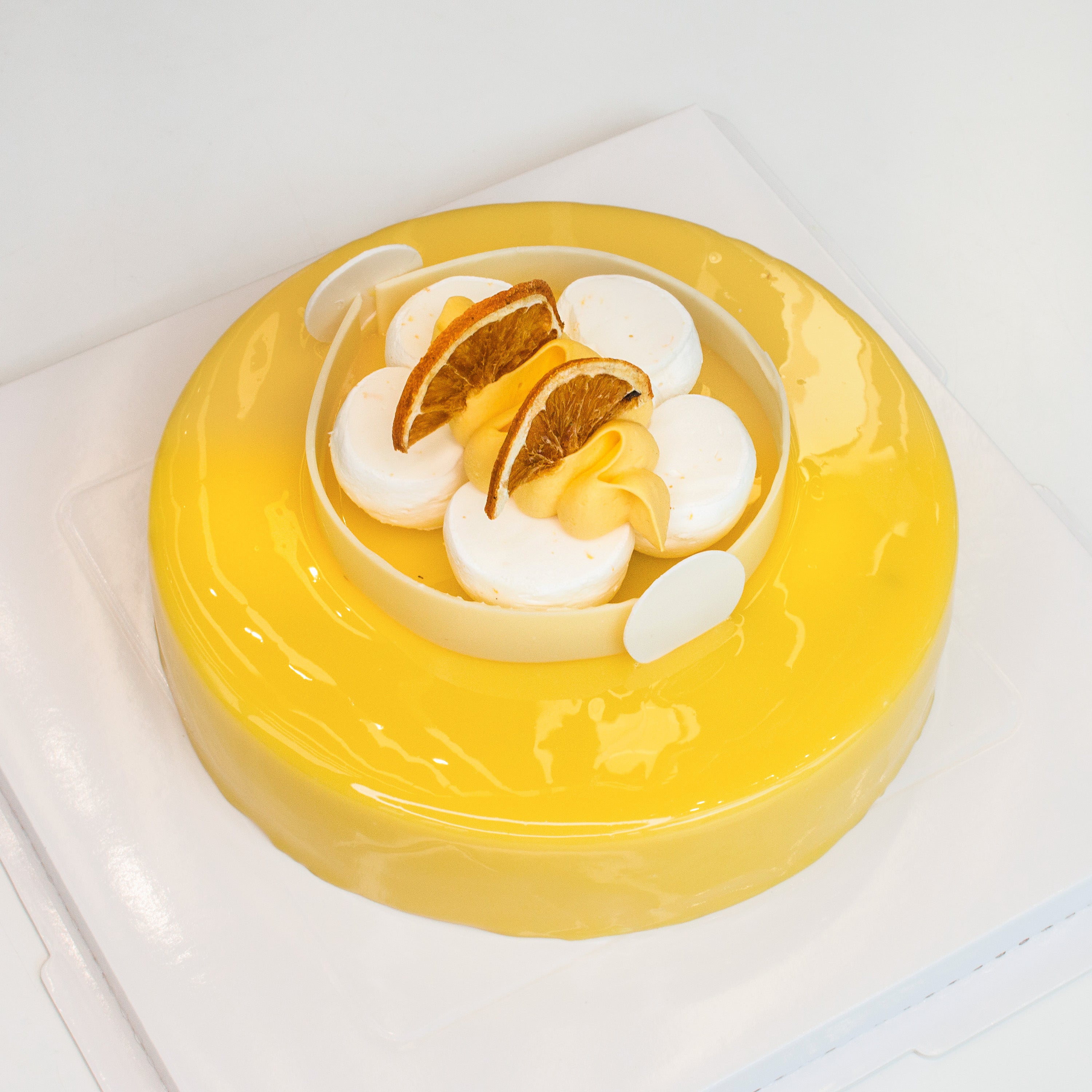 Mango and Banana Entremet with Faux Feullietine – Recipe